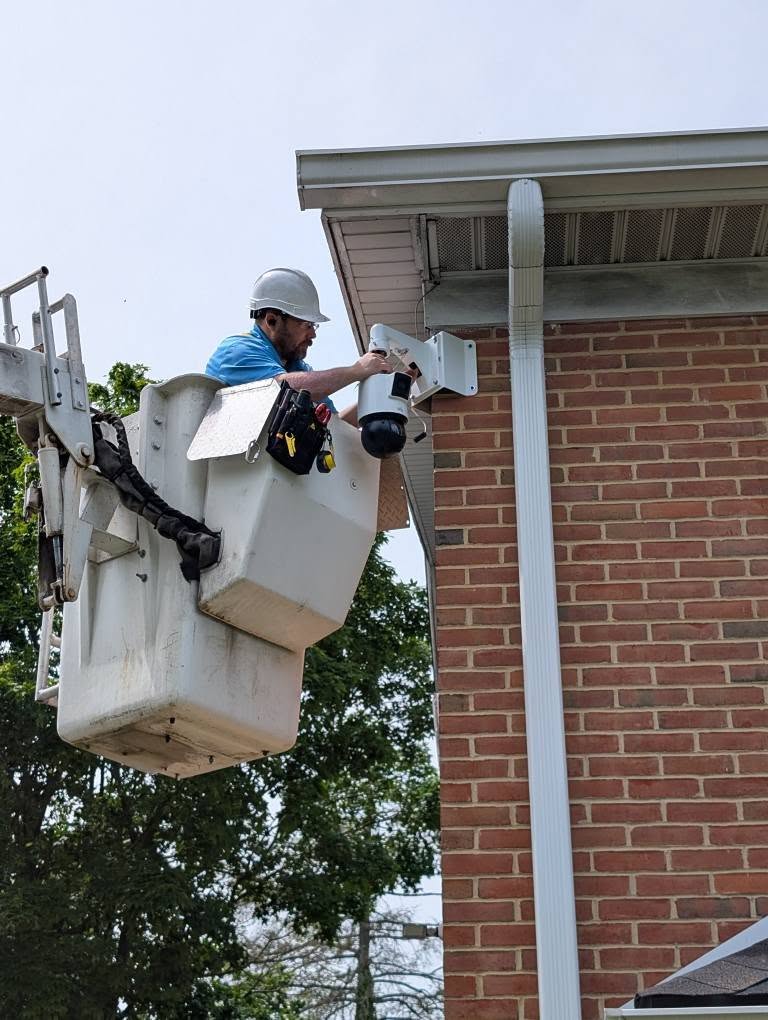 Security cameras installed at a real estate office in Chambersburg