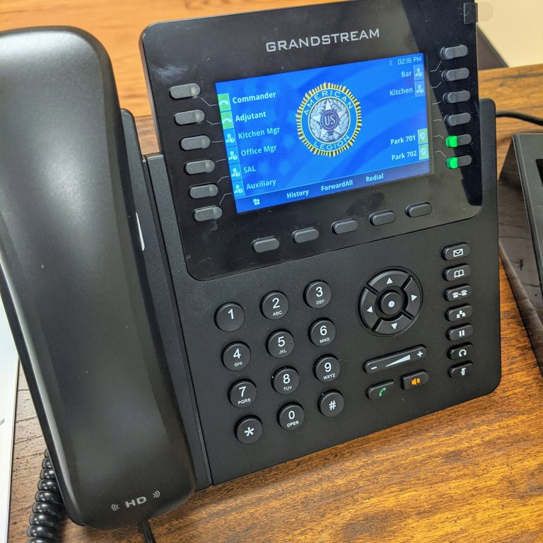 Business phone system installed at an American Legion post