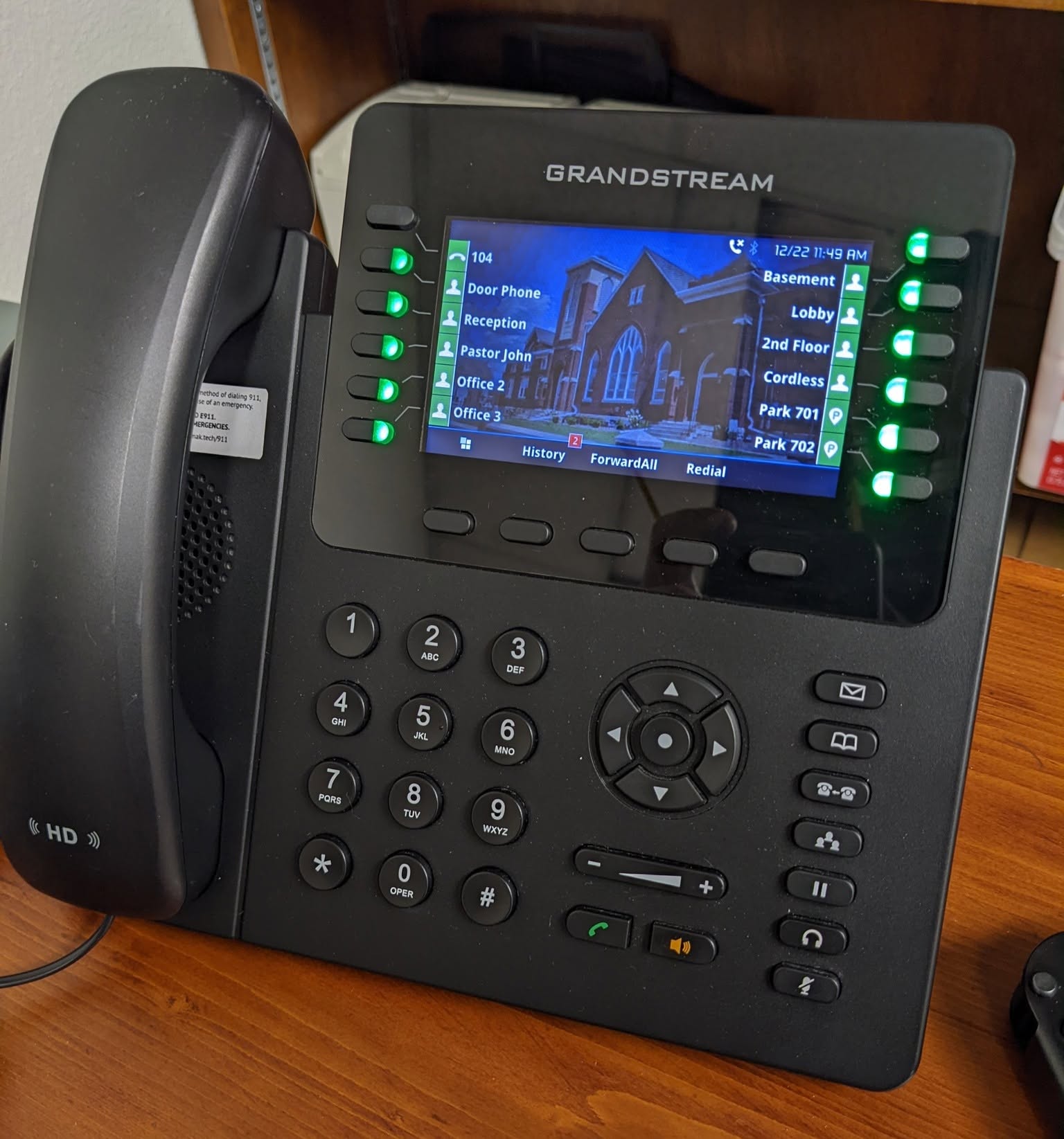 Business phone system installed at a church in Waynesboro